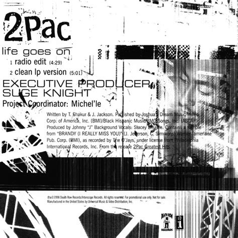 2Pac – Life Goes On (1998, CD) - Discogs