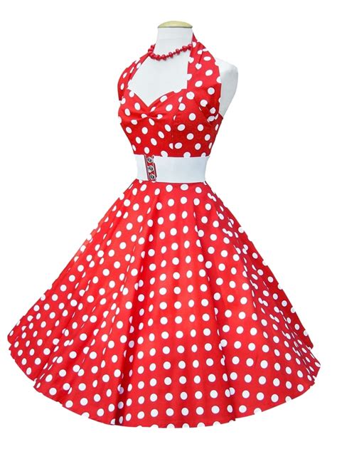 Polka Dots Red And White Dress