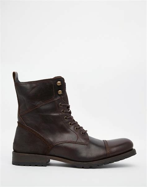 Lyst - Aldo Graegleah Leather Derby Boots in Brown for Men