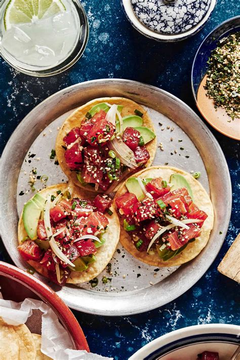 Ahi Tuna Tostadas - Kalejunkie