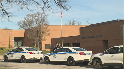 Owings Mills High School evacuated due to reported bomb threat; threat found not credible