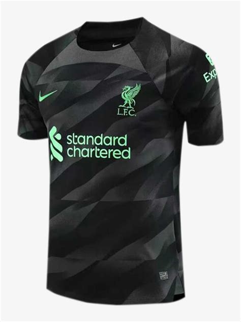 Liverpool Black Goalkeeper Jersey 23-24 Season Premium In India