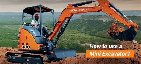 How to Operate a Mini Excavator - Uses and Specifications