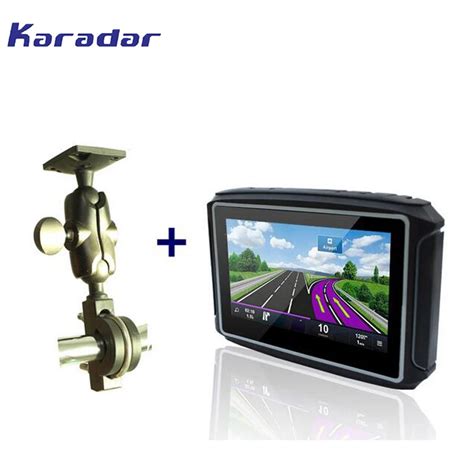 4.3 inch waterproof IPX7 motorcycle gps navigation /gps moto /motor gps navigator with new ...