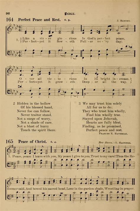 Peace, peace, I leave with you | Hymnary.org