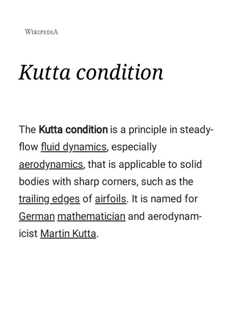 Kutta Condition | PDF | Materials Science | Gas Technologies