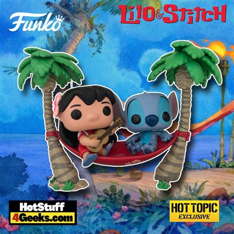 2022 NEW Lilo & Stitch in Hammock Funko Pop Moment Exclusive