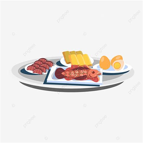 Healthy Food Plate Vector Hd Images, Healthy Breakfast Food Plate ...