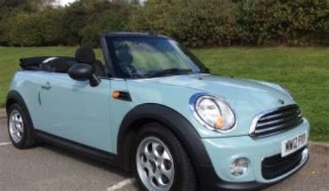 Ice Blue Mini Cooper Convertible For Sale - Mini Cooper Cars