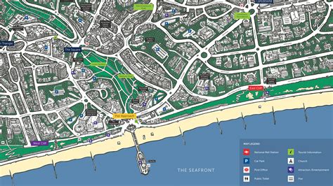 Bournemouth Tourist Map Design — Keeping Studio