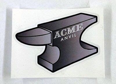 Acme Anvil looney tunes Wile E coyote sticker decal 4"x3" | eBay