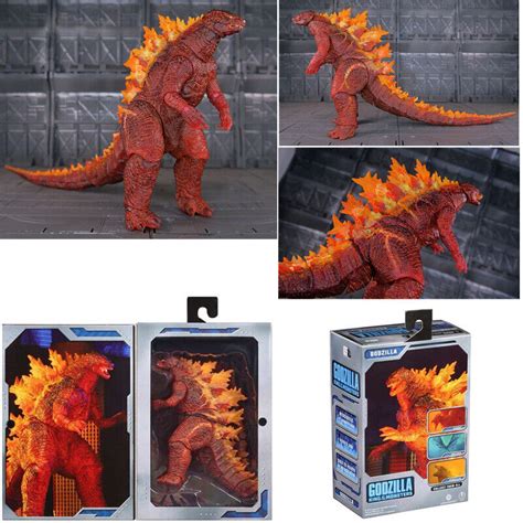 NECA Red Godzilla 2019 Movie Burning Godzilla Nuclear Explosion Monster ...