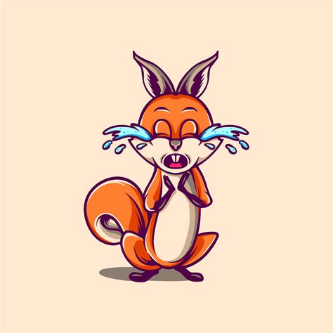 Squirrel Crying Cartoon Character 5909242 Vector Art at Vecteezy