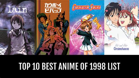 Top 10 Best Anime of 1998 - by DarkNecromancer | Anime-Planet