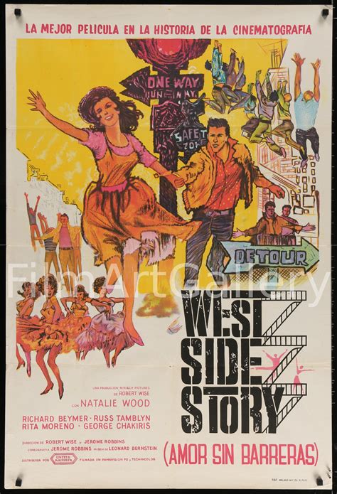 West Side Story Movie Poster | 1 Sheet (27x41) Original Vintage Movie ...