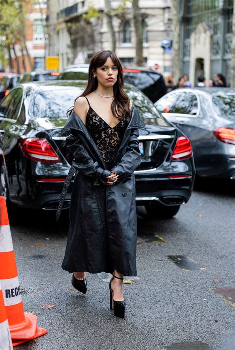 Jenna Ortega at the Valentino Show During Paris Fashion Week Her Style ...