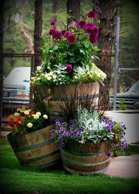 25 Clever DIY Ideas for Your Wine Barrel Garden