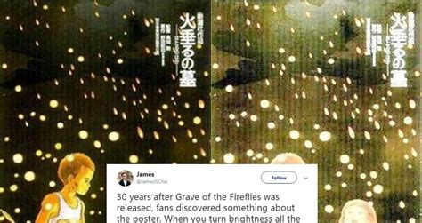 'Grave of the Fireflies' Poster Has Heartbreaking Easter Egg Discovered 30 Years After Release