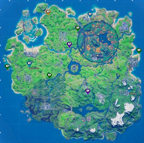 Fortnite Chapter 2 Season 4 Week 5 XP Coin Locations (Gold, Purple, Blue & Green Coins ...