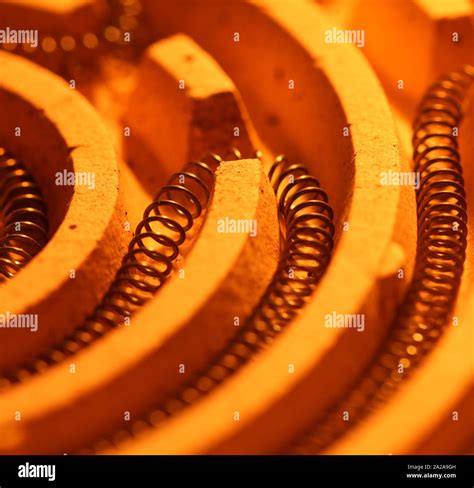 Close up of a heating coil element Stock Photo - Alamy