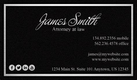 Lawyer Business Card Template 08 | Law Firm Business Cards