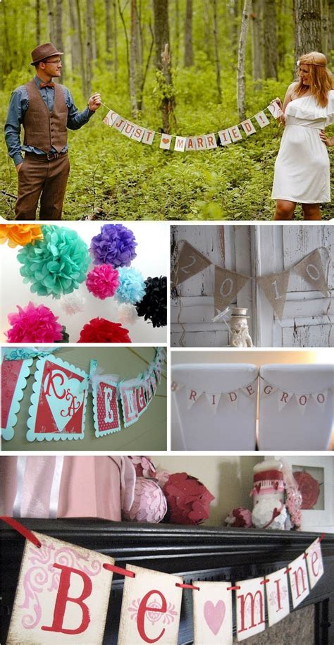 The Artful Bride Wedding Blog: DIY Banners via My DIY Wedding Day