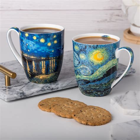 Van Gogh set of 4 Mugs | McIntosh Mugs