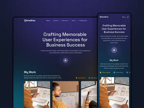 Personal Portfolio Website Design (freebies) - Mehedihas | Figma