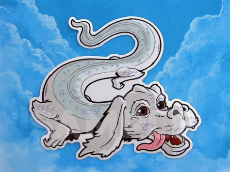 Falkor & Atreyu Vinyl Stickers The NeverEnding Story Die Cut | Etsy