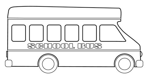 School Bus Coloring Pages - Free Printable Coloring Pages for Kids