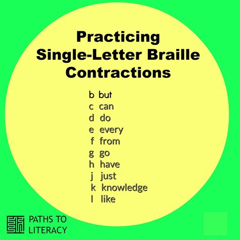 Contracted Braille Reading and Writing Activities | Writing activities ...