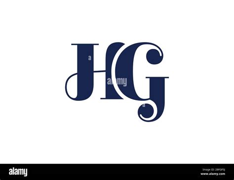 Initial Monogram Letter HG Logo Design Vector Template. HG Letter Logo Design Stock Vector Image ...