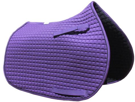 Purple All-Purpose English Saddle Pads - Bon-Vivant Unique Equestrian Supply & Accessories