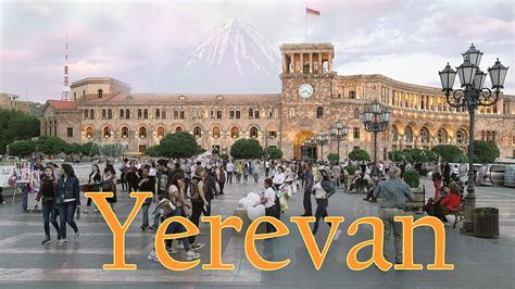 Yerevan Armenia 4K. The Capital of Armenia - YouTube