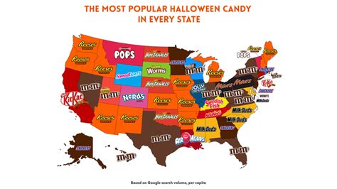 The Most Popular Halloween Candy in Every State | Military Spouse