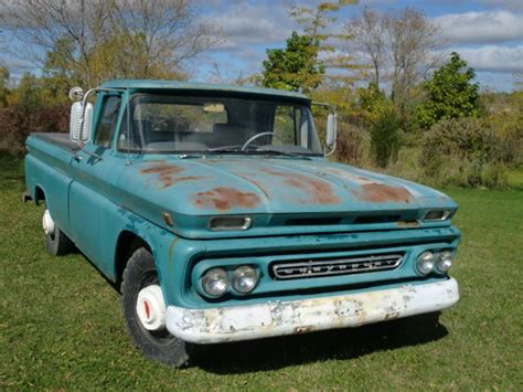 RARE 1961 CHEVY APACHE FLEETSIDE 1 OWNER SURVIVOR 61 TRUCK for sale in Franksville, Wisconsin ...