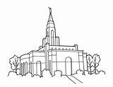 Temple Coloring Page Sketch sketch template