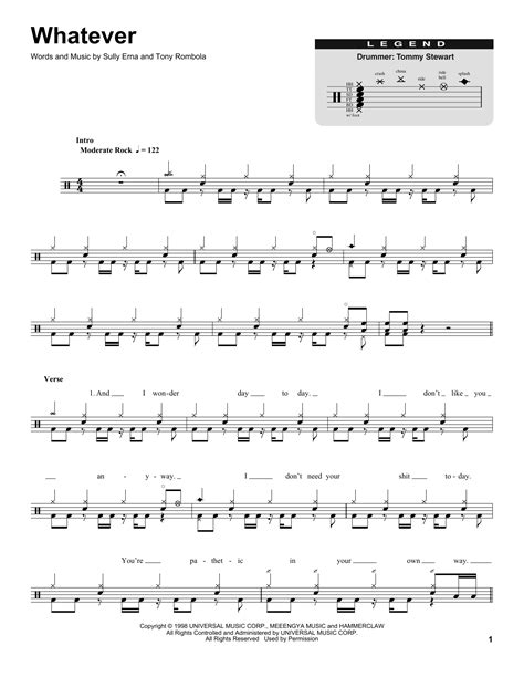 Godsmack - Whatever sheet music