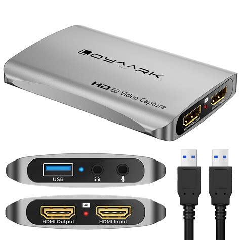 StarTech USB HDMI Video Capture Device, 4K Video External USB Capture Card/Adapter, UVC Screen ...