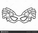 Carnaval Colorir Mascaras Atividades Sketch Coloring Page sketch template