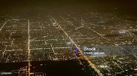 Aerial Photo Of Riyadh By Night Stock Photo - Download Image Now ...