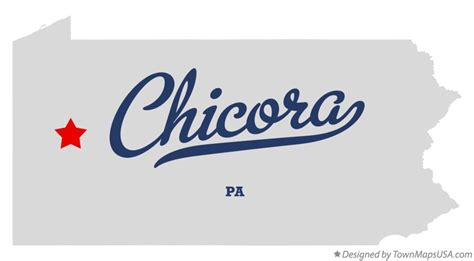 Map of Chicora, PA, Pennsylvania