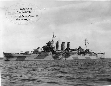 HMS Devonshire (39) - Wikipedia | Royal navy ships, Royal navy, Heavy cruiser