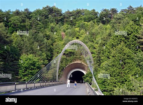 Miho museum near Shigaraki, architect I. M. Pei (1996), Japan Stock Photo - Alamy