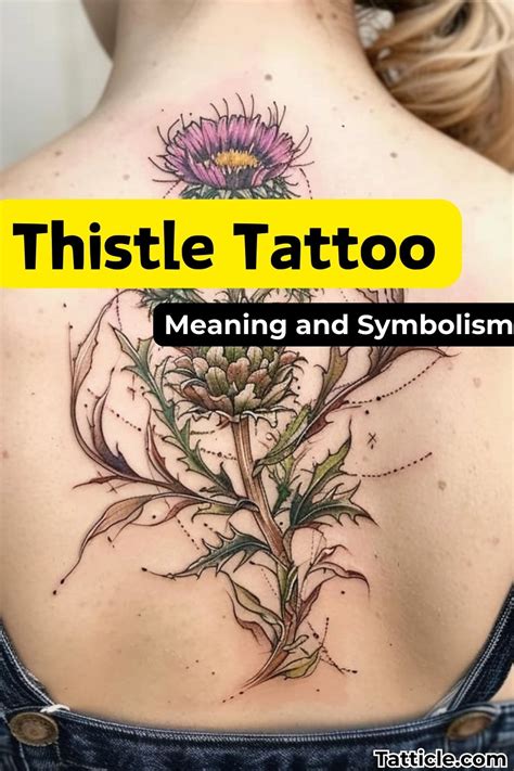 Exploring Thistle Tattoo Meaning: Heritage, Resilience & Styles - Tatticle