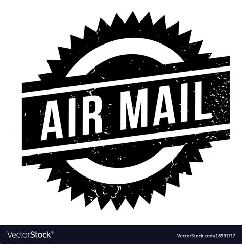 Air mail rubber stamp Royalty Free Vector Image