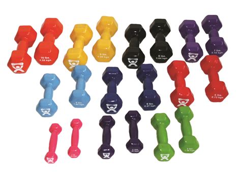 Vinyl Coated Cast-Iron Dumbbells - FREE Shipping