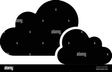 Cloud black icon, concept illustration, vector flat symbol, glyph sign Stock Vector Image & Art ...