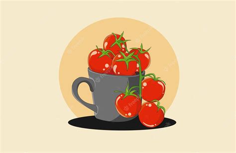 Premium Vector | Tomato vector illustration