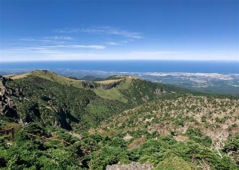 View from Hallasan volcano. Jeju island, South Korea 4256862 Stock Photo at Vecteezy